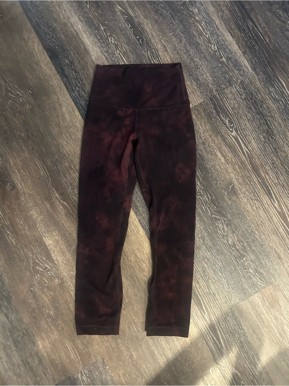 Lululemon Align Leggings- Burgundy Tye Dye